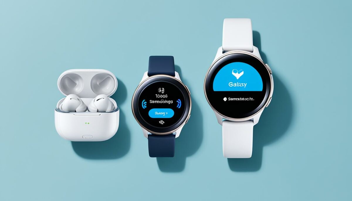 Galaxy Buds pairing with Samsung smartwatch
