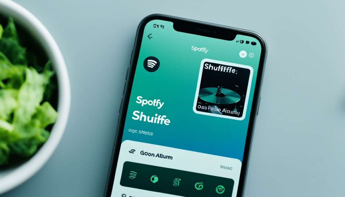 disable shuffle mode in Spotify